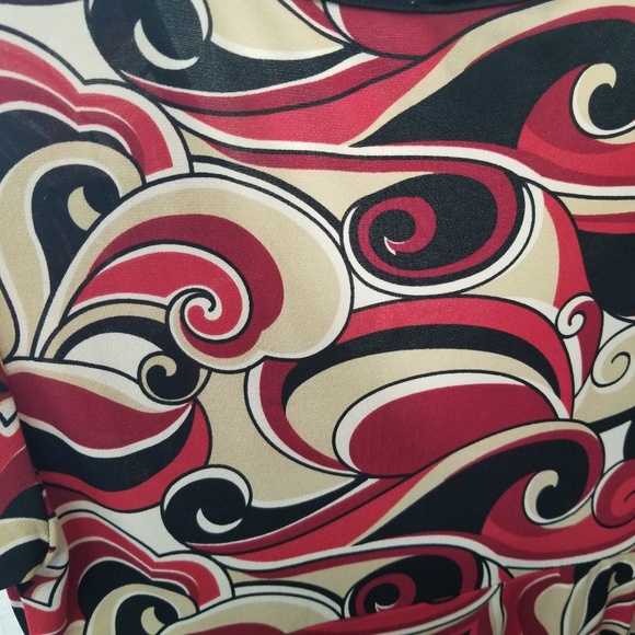 Byer California Medium Print Flowy Summer Blouse - Picture 4 of 8